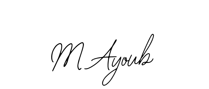 M Ayoub stylish signature style. Best Handwritten Sign (Bearetta-2O07w) for my name. Handwritten Signature Collection Ideas for my name M Ayoub. M Ayoub signature style 12 images and pictures png