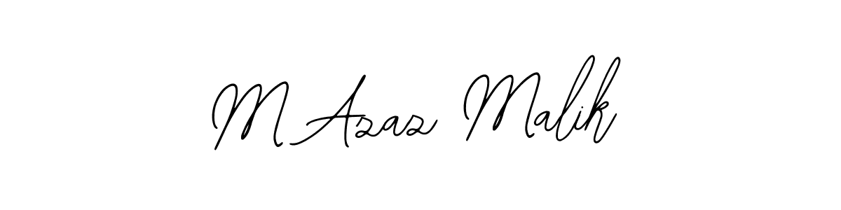 Use a signature maker to create a handwritten signature online. With this signature software, you can design (Bearetta-2O07w) your own signature for name M Azaz Malik. M Azaz Malik signature style 12 images and pictures png