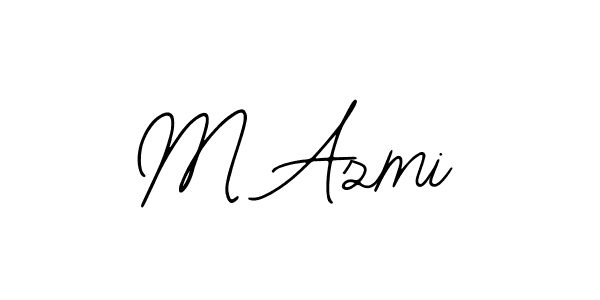Use a signature maker to create a handwritten signature online. With this signature software, you can design (Bearetta-2O07w) your own signature for name M Azmi. M Azmi signature style 12 images and pictures png