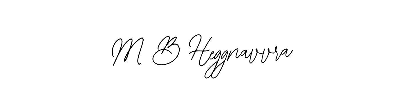 Also we have M B Heggnavvra name is the best signature style. Create professional handwritten signature collection using Bearetta-2O07w autograph style. M B Heggnavvra signature style 12 images and pictures png