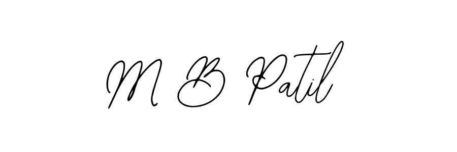 Use a signature maker to create a handwritten signature online. With this signature software, you can design (Bearetta-2O07w) your own signature for name M B Patil. M B Patil signature style 12 images and pictures png