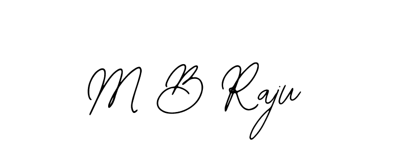 M B Raju stylish signature style. Best Handwritten Sign (Bearetta-2O07w) for my name. Handwritten Signature Collection Ideas for my name M B Raju. M B Raju signature style 12 images and pictures png