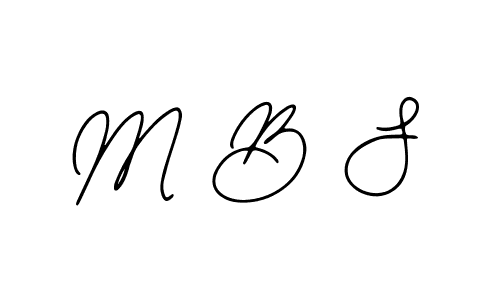 Use a signature maker to create a handwritten signature online. With this signature software, you can design (Bearetta-2O07w) your own signature for name M B S. M B S signature style 12 images and pictures png