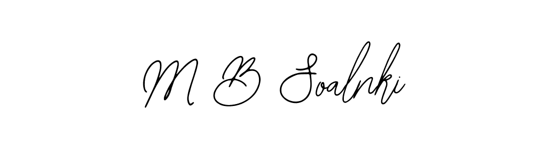 Use a signature maker to create a handwritten signature online. With this signature software, you can design (Bearetta-2O07w) your own signature for name M B Soalnki. M B Soalnki signature style 12 images and pictures png