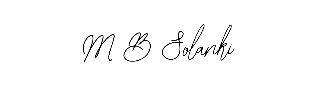 Also You can easily find your signature by using the search form. We will create M B Solanki name handwritten signature images for you free of cost using Bearetta-2O07w sign style. M B Solanki signature style 12 images and pictures png