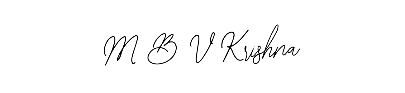 How to Draw M B V Krishna signature style? Bearetta-2O07w is a latest design signature styles for name M B V Krishna. M B V Krishna signature style 12 images and pictures png