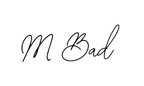M Bad stylish signature style. Best Handwritten Sign (Bearetta-2O07w) for my name. Handwritten Signature Collection Ideas for my name M Bad. M Bad signature style 12 images and pictures png