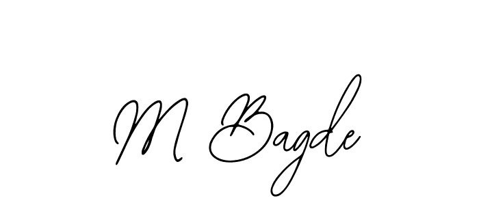 How to Draw M Bagde signature style? Bearetta-2O07w is a latest design signature styles for name M Bagde. M Bagde signature style 12 images and pictures png