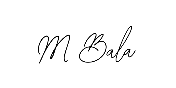 M Bala stylish signature style. Best Handwritten Sign (Bearetta-2O07w) for my name. Handwritten Signature Collection Ideas for my name M Bala. M Bala signature style 12 images and pictures png