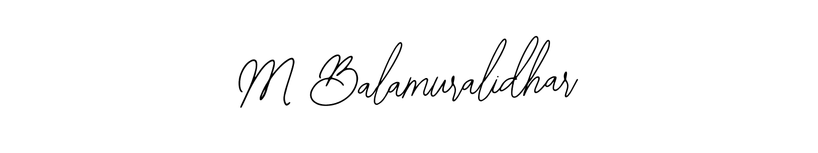 Also we have M Balamuralidhar name is the best signature style. Create professional handwritten signature collection using Bearetta-2O07w autograph style. M Balamuralidhar signature style 12 images and pictures png