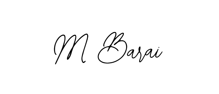 How to Draw M Barai signature style? Bearetta-2O07w is a latest design signature styles for name M Barai. M Barai signature style 12 images and pictures png