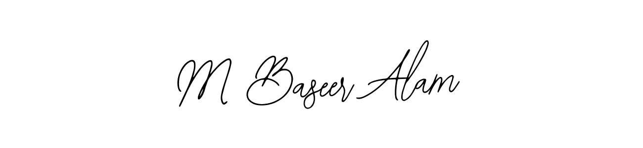 How to Draw M Baseer Alam signature style? Bearetta-2O07w is a latest design signature styles for name M Baseer Alam. M Baseer Alam signature style 12 images and pictures png