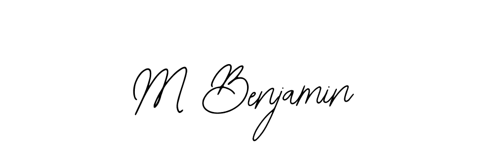 M Benjamin stylish signature style. Best Handwritten Sign (Bearetta-2O07w) for my name. Handwritten Signature Collection Ideas for my name M Benjamin. M Benjamin signature style 12 images and pictures png