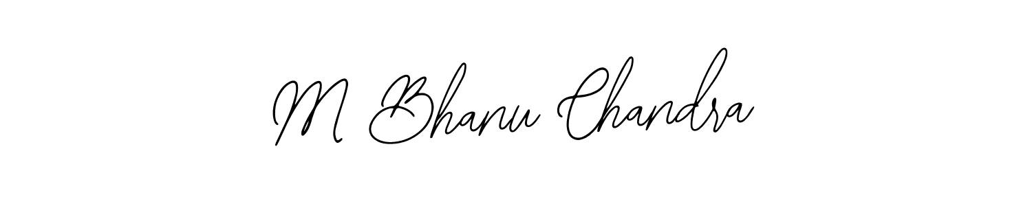 Also we have M Bhanu Chandra name is the best signature style. Create professional handwritten signature collection using Bearetta-2O07w autograph style. M Bhanu Chandra signature style 12 images and pictures png