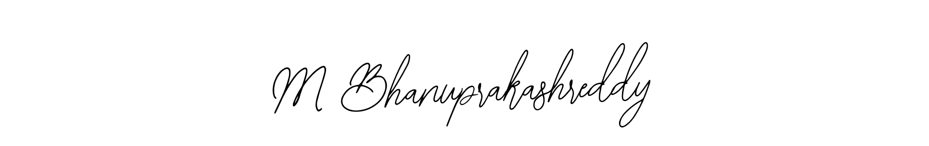 Create a beautiful signature design for name M Bhanuprakashreddy. With this signature (Bearetta-2O07w) fonts, you can make a handwritten signature for free. M Bhanuprakashreddy signature style 12 images and pictures png