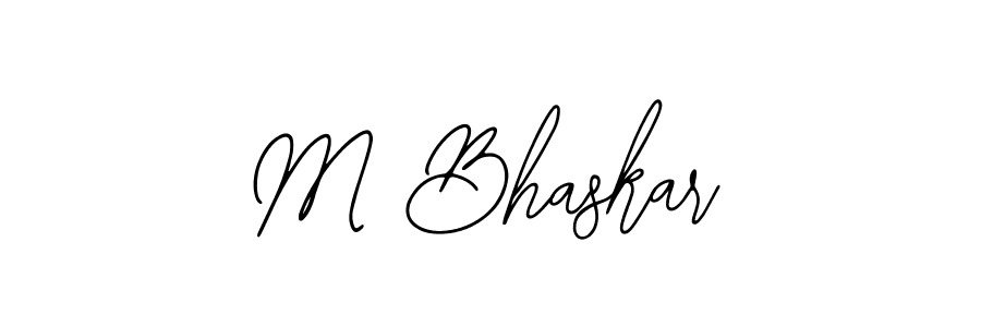 Similarly Bearetta-2O07w is the best handwritten signature design. Signature creator online .You can use it as an online autograph creator for name M Bhaskar. M Bhaskar signature style 12 images and pictures png