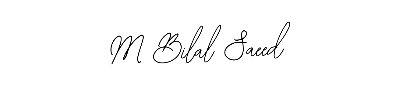 Create a beautiful signature design for name M Bilal Saeed. With this signature (Bearetta-2O07w) fonts, you can make a handwritten signature for free. M Bilal Saeed signature style 12 images and pictures png
