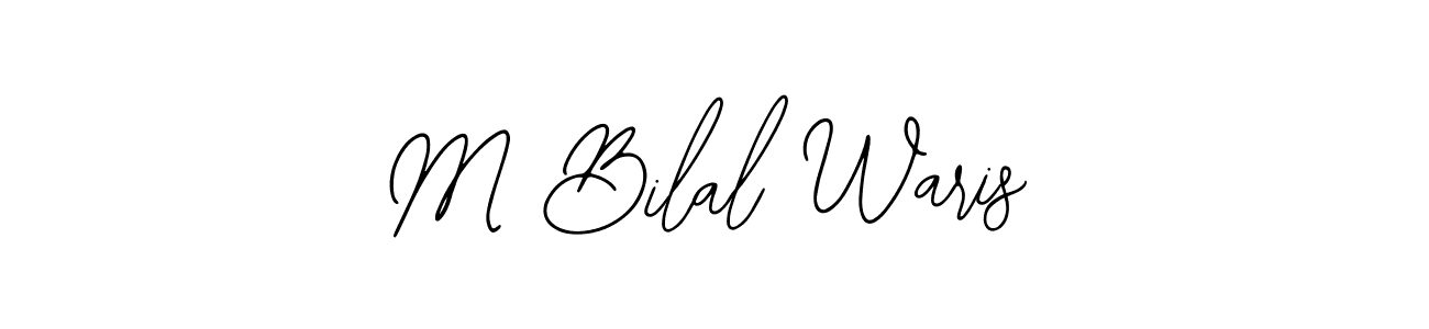 Design your own signature with our free online signature maker. With this signature software, you can create a handwritten (Bearetta-2O07w) signature for name M Bilal Waris. M Bilal Waris signature style 12 images and pictures png