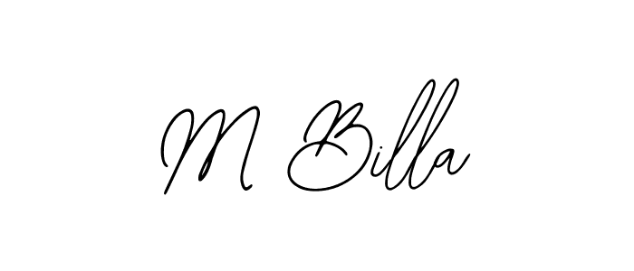 Make a short M Billa signature style. Manage your documents anywhere anytime using Bearetta-2O07w. Create and add eSignatures, submit forms, share and send files easily. M Billa signature style 12 images and pictures png