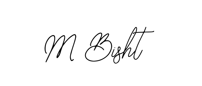 Make a beautiful signature design for name M Bisht. Use this online signature maker to create a handwritten signature for free. M Bisht signature style 12 images and pictures png