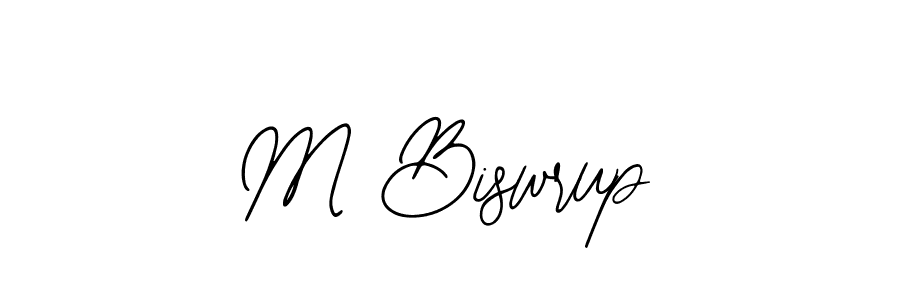 Once you've used our free online signature maker to create your best signature Bearetta-2O07w style, it's time to enjoy all of the benefits that M Biswrup name signing documents. M Biswrup signature style 12 images and pictures png