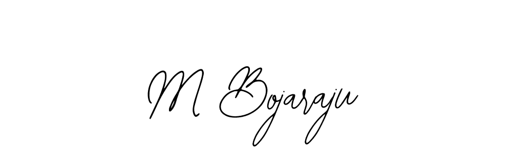 The best way (Bearetta-2O07w) to make a short signature is to pick only two or three words in your name. The name M Bojaraju include a total of six letters. For converting this name. M Bojaraju signature style 12 images and pictures png