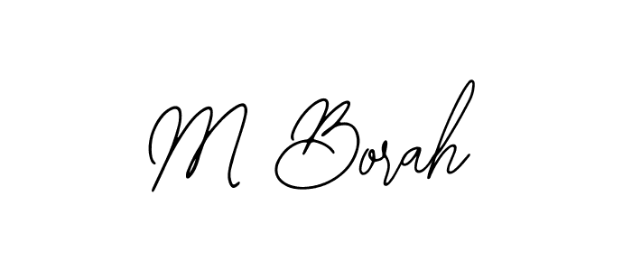 How to make M Borah signature? Bearetta-2O07w is a professional autograph style. Create handwritten signature for M Borah name. M Borah signature style 12 images and pictures png