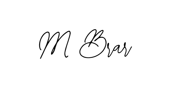 How to Draw M Brar signature style? Bearetta-2O07w is a latest design signature styles for name M Brar. M Brar signature style 12 images and pictures png