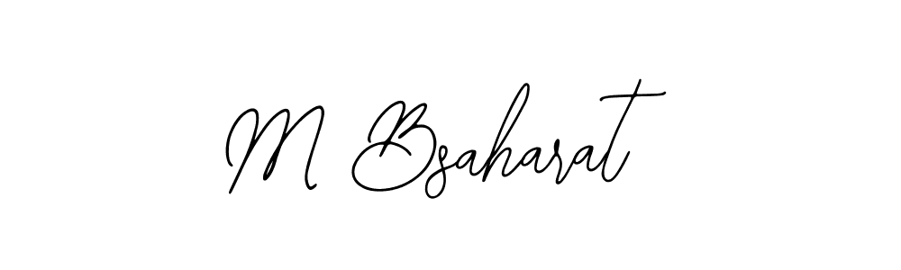 Also we have M Bsaharat name is the best signature style. Create professional handwritten signature collection using Bearetta-2O07w autograph style. M Bsaharat signature style 12 images and pictures png