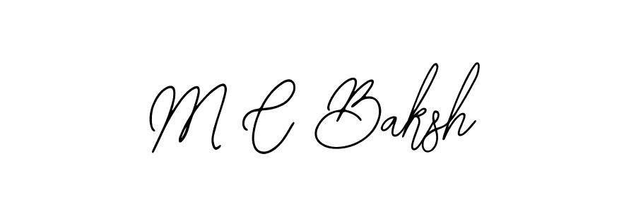 Here are the top 10 professional signature styles for the name M C Baksh. These are the best autograph styles you can use for your name. M C Baksh signature style 12 images and pictures png