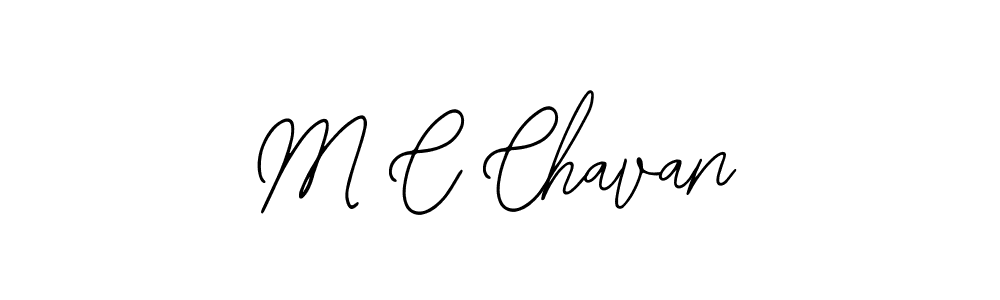 Similarly Bearetta-2O07w is the best handwritten signature design. Signature creator online .You can use it as an online autograph creator for name M C Chavan. M C Chavan signature style 12 images and pictures png