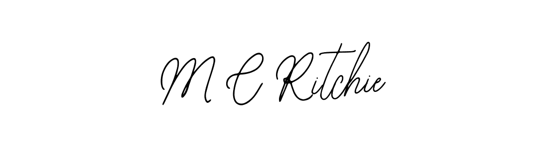 Use a signature maker to create a handwritten signature online. With this signature software, you can design (Bearetta-2O07w) your own signature for name M C Ritchie. M C Ritchie signature style 12 images and pictures png