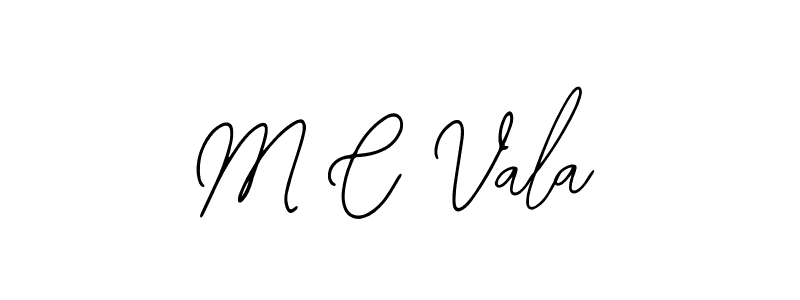 You can use this online signature creator to create a handwritten signature for the name M C Vala. This is the best online autograph maker. M C Vala signature style 12 images and pictures png