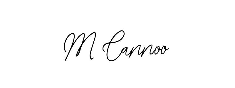 You should practise on your own different ways (Bearetta-2O07w) to write your name (M Cannoo) in signature. don't let someone else do it for you. M Cannoo signature style 12 images and pictures png