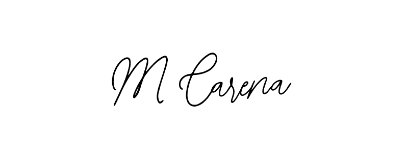 if you are searching for the best signature style for your name M Carena. so please give up your signature search. here we have designed multiple signature styles  using Bearetta-2O07w. M Carena signature style 12 images and pictures png