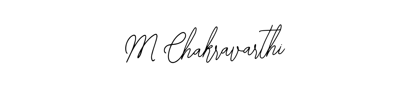 How to make M Chakravarthi signature? Bearetta-2O07w is a professional autograph style. Create handwritten signature for M Chakravarthi name. M Chakravarthi signature style 12 images and pictures png