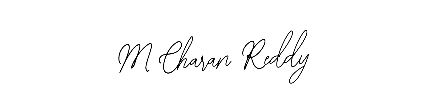 if you are searching for the best signature style for your name M Charan Reddy. so please give up your signature search. here we have designed multiple signature styles  using Bearetta-2O07w. M Charan Reddy signature style 12 images and pictures png