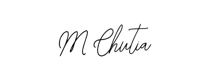 How to Draw M Chutia signature style? Bearetta-2O07w is a latest design signature styles for name M Chutia. M Chutia signature style 12 images and pictures png
