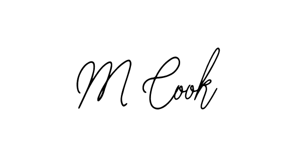 Use a signature maker to create a handwritten signature online. With this signature software, you can design (Bearetta-2O07w) your own signature for name M Cook. M Cook signature style 12 images and pictures png