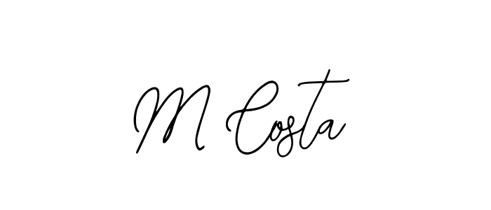 Also we have M Costa name is the best signature style. Create professional handwritten signature collection using Bearetta-2O07w autograph style. M Costa signature style 12 images and pictures png