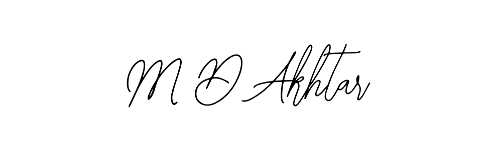 Use a signature maker to create a handwritten signature online. With this signature software, you can design (Bearetta-2O07w) your own signature for name M D Akhtar. M D Akhtar signature style 12 images and pictures png
