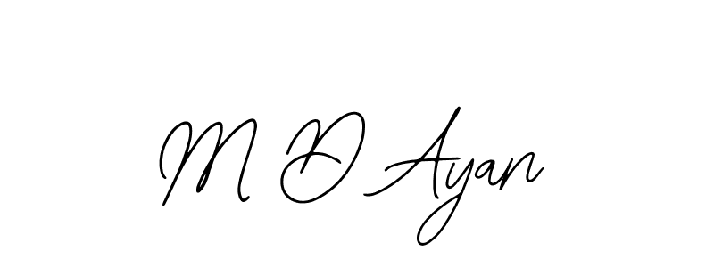 Create a beautiful signature design for name M D Ayan. With this signature (Bearetta-2O07w) fonts, you can make a handwritten signature for free. M D Ayan signature style 12 images and pictures png