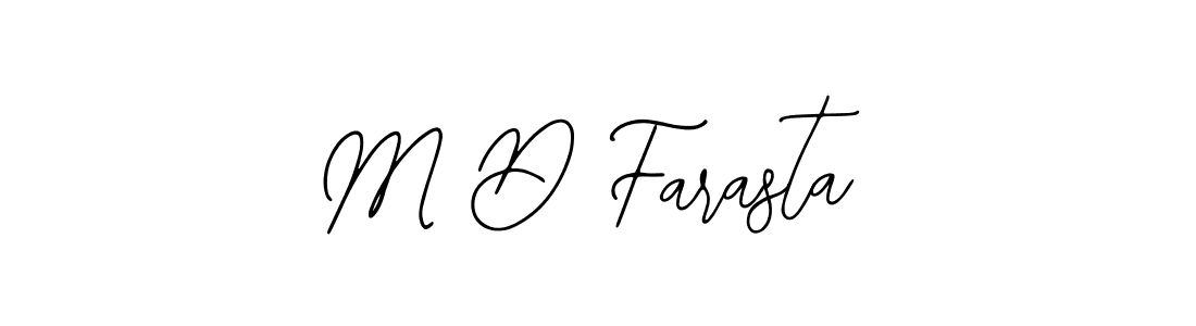 if you are searching for the best signature style for your name M D Farasta. so please give up your signature search. here we have designed multiple signature styles  using Bearetta-2O07w. M D Farasta signature style 12 images and pictures png