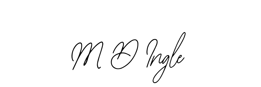 It looks lik you need a new signature style for name M D Ingle. Design unique handwritten (Bearetta-2O07w) signature with our free signature maker in just a few clicks. M D Ingle signature style 12 images and pictures png