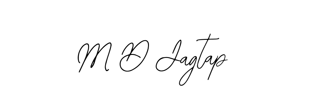 Create a beautiful signature design for name M D Jagtap. With this signature (Bearetta-2O07w) fonts, you can make a handwritten signature for free. M D Jagtap signature style 12 images and pictures png