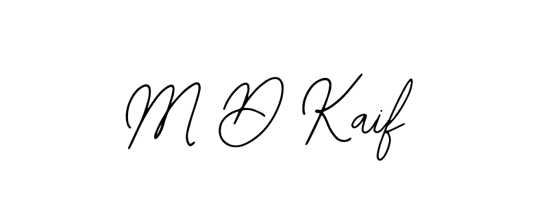 Also You can easily find your signature by using the search form. We will create M D Kaif name handwritten signature images for you free of cost using Bearetta-2O07w sign style. M D Kaif signature style 12 images and pictures png