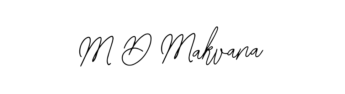 Make a beautiful signature design for name M D Makvana. Use this online signature maker to create a handwritten signature for free. M D Makvana signature style 12 images and pictures png