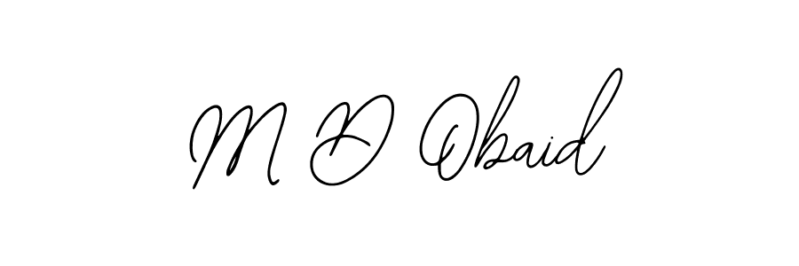 Make a beautiful signature design for name M D Obaid. Use this online signature maker to create a handwritten signature for free. M D Obaid signature style 12 images and pictures png