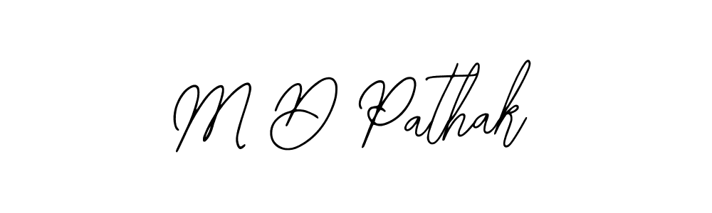 if you are searching for the best signature style for your name M D Pathak. so please give up your signature search. here we have designed multiple signature styles  using Bearetta-2O07w. M D Pathak signature style 12 images and pictures png