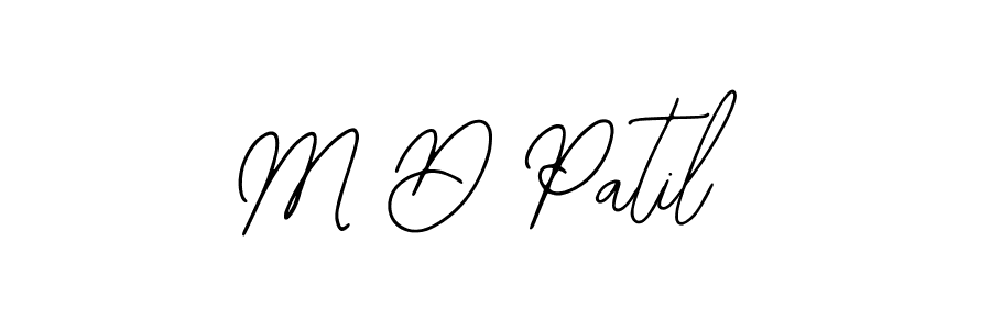 How to make M D Patil signature? Bearetta-2O07w is a professional autograph style. Create handwritten signature for M D Patil name. M D Patil signature style 12 images and pictures png